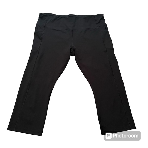 Avia size XXL women’s black capris workout leggings - Picture 1 of 7